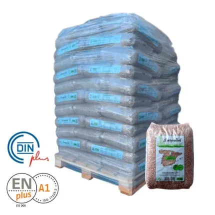 Burpellet palet 72 sacos 15 kg (1.080 kg) ENplus A1