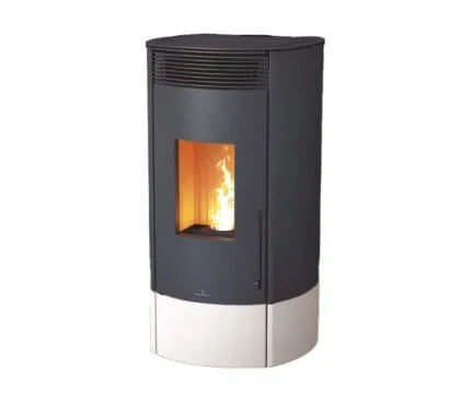 Estufa de pellets Bronpi Mila-MF marfil, 10,3 kW nominales, WiFi